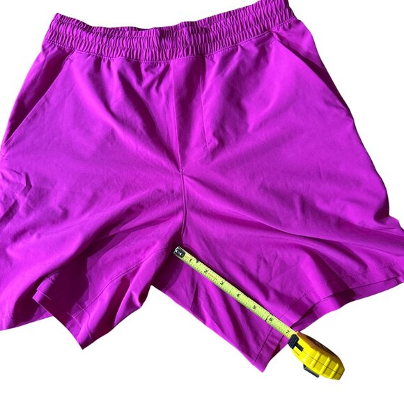 Lululemon Pace Breaker Linerless Short 7" Fuscha Highlight Size Small - Picture 4 of 5